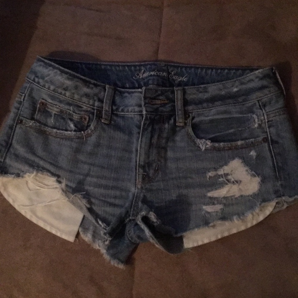 Denim shorts